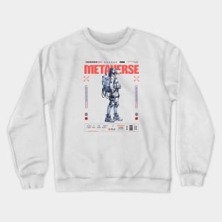 cyberpunk girl metaverse technology Crewneck Sweatshirt